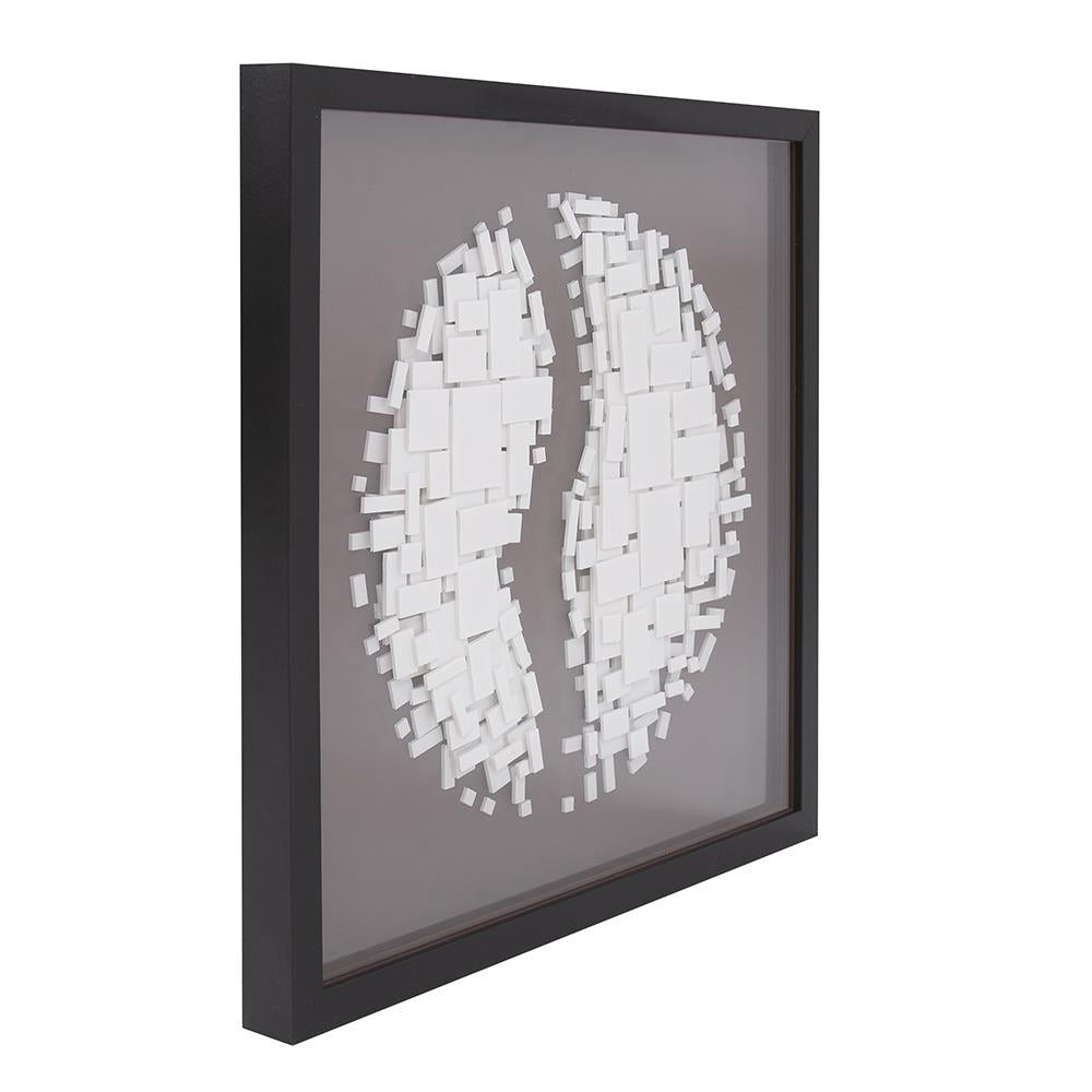 Howard Elliott Collection Abstract Paper Globe Shadowbox Art