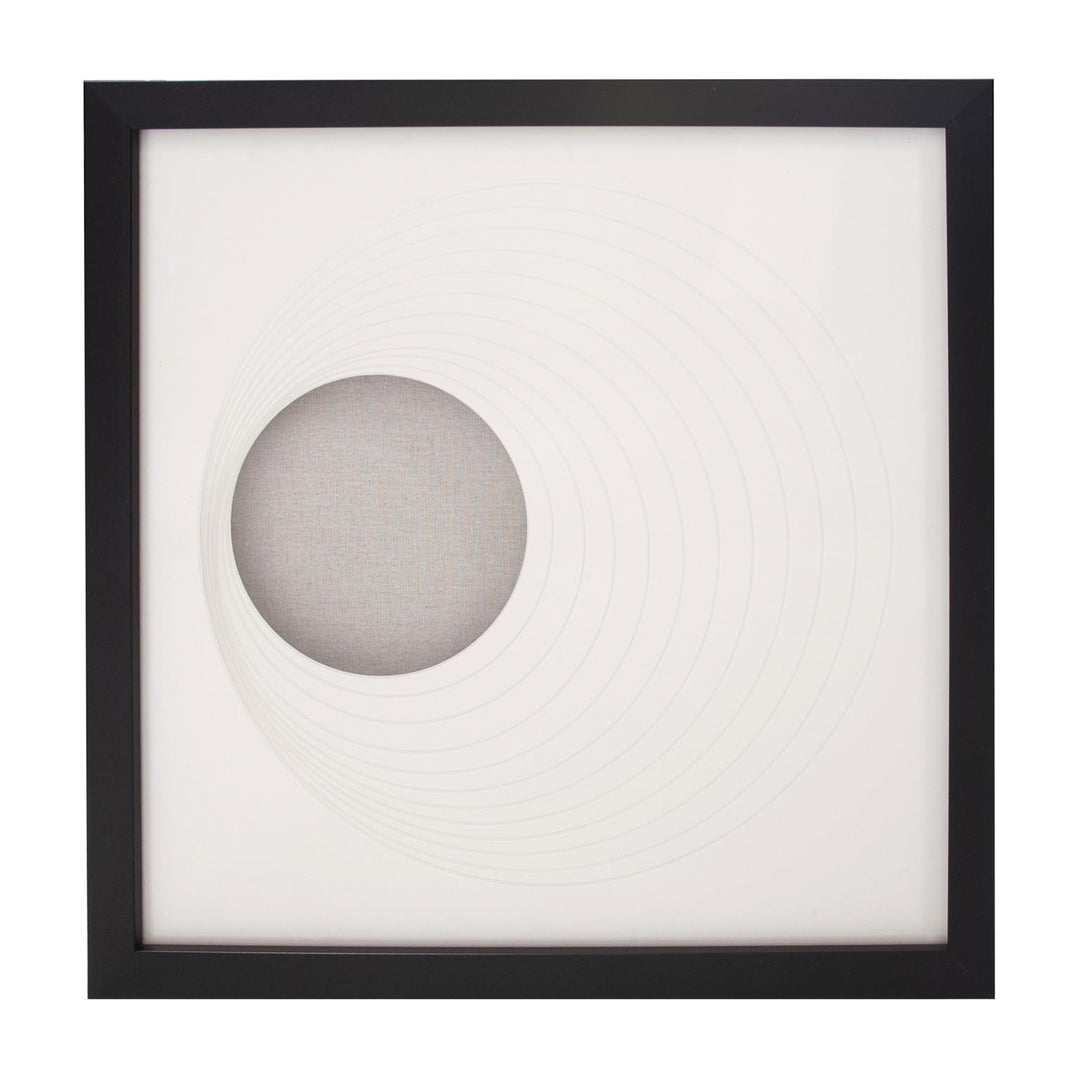 Howard Elliott Collection Dimensional Paper Circle Shadowbox Art