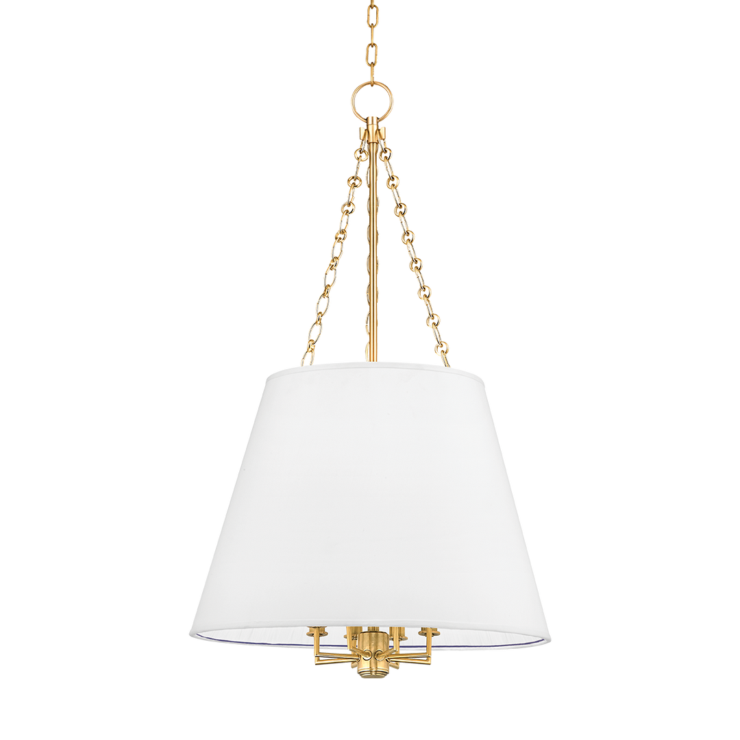 Hudson Valley Lighting Burdett Pendant Pendants Hudson Valley Lighting Aged Brass  