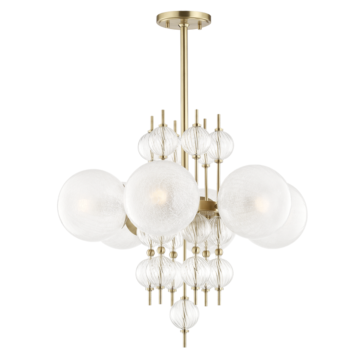 Hudson Valley Lighting Calypso Chandelier Chandeliers Hudson Valley Lighting Aged Brass  