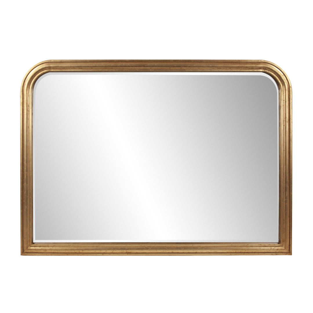 Howard Elliott Collection French Philippe Mantel Mirror, Gold Leaf