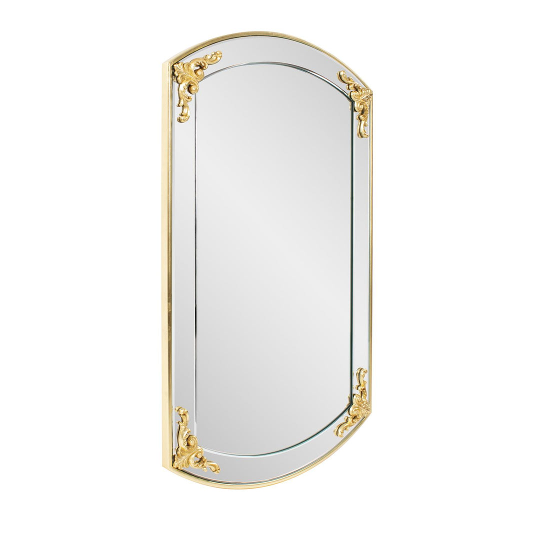 Howard Elliott Collection Brockwell Gold Gilded Vanity Mirror