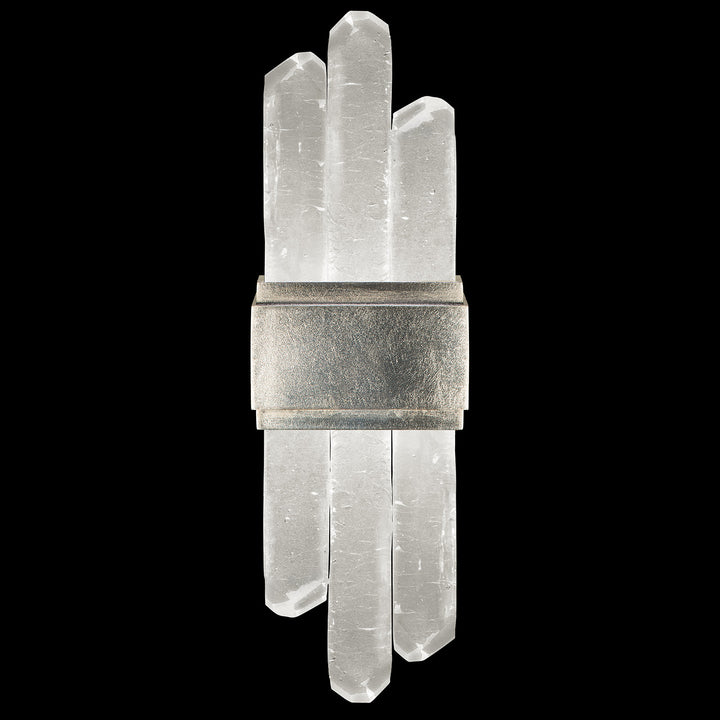 Fine Art Handcrafted Lighting Lior 16.5"H Sconce in Standard Silver Leaf (882150-1ST)
