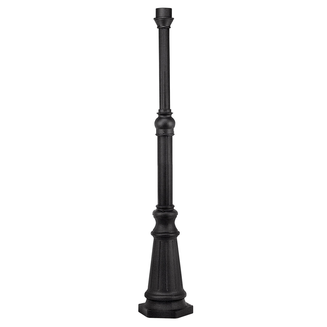 Hinkley 6.5ft Post with Cast Aluminum Base 6.5' Surface Mount Post Black 6638BK