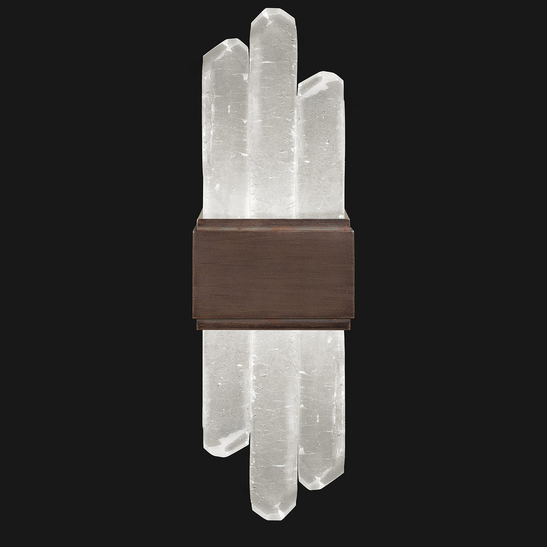 Fine Art Handcrafted Lighting Lior 16.5"H Sconce in Standard Bronze (882150-3ST)