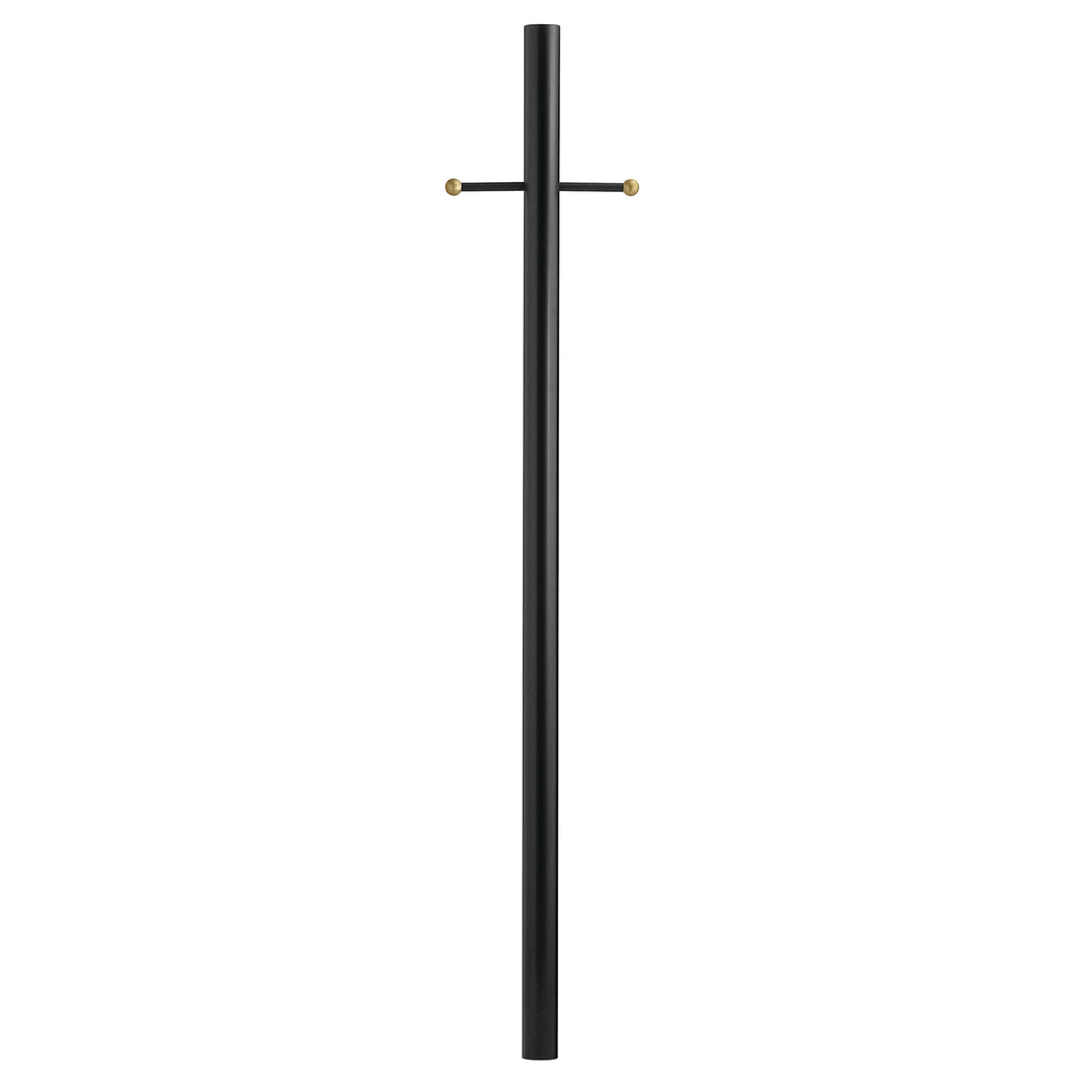 Hinkley 7ft Post with Ladder Rest and Photocell 7' Direct Burial w/ Ladder Rest & Photo Cell Textured Black 6663TK