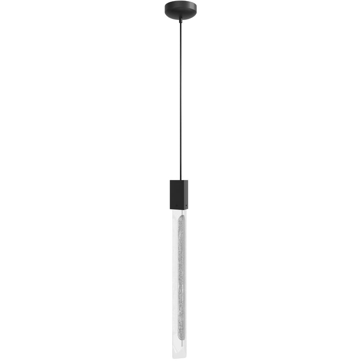 Avenue Lighting Alpine 23"H LED Pendant HF5401-BLK in Black/White Jade Crystal