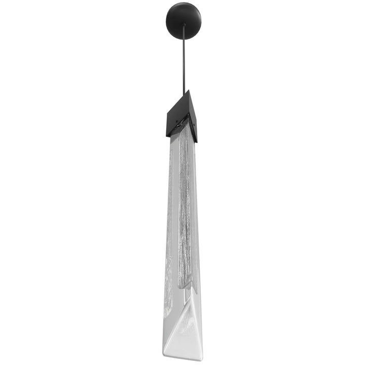 Avenue Lighting Alpine 23"H LED Pendant HF5401-BLK in Black/White Jade Crystal view 2
