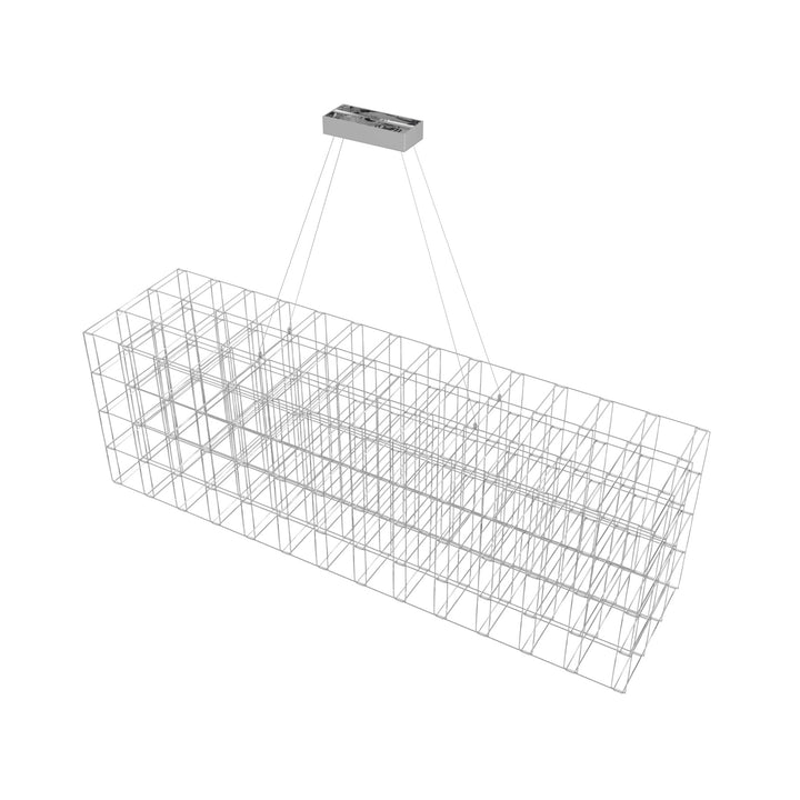 Avenue Lighting Argyle 72"W Linear LED Chandelier HF8170-CH in Chrome view 3
