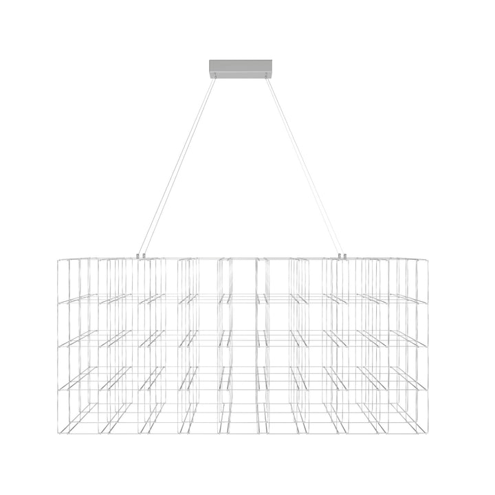 Avenue Lighting Argyle 48"W Linear LED Chandelier HF8148-CH in Chrome