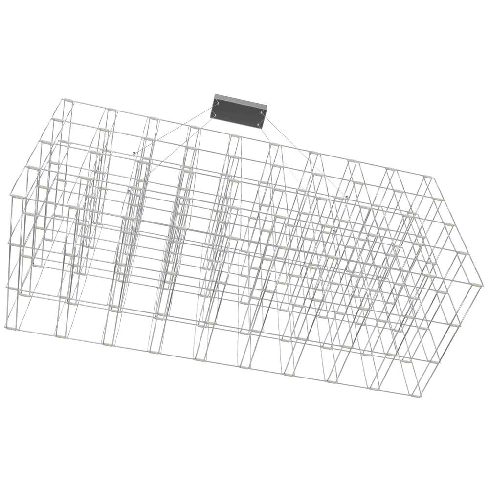 Avenue Lighting Argyle 48"W Linear LED Chandelier HF8148-CH in Chrome view 2