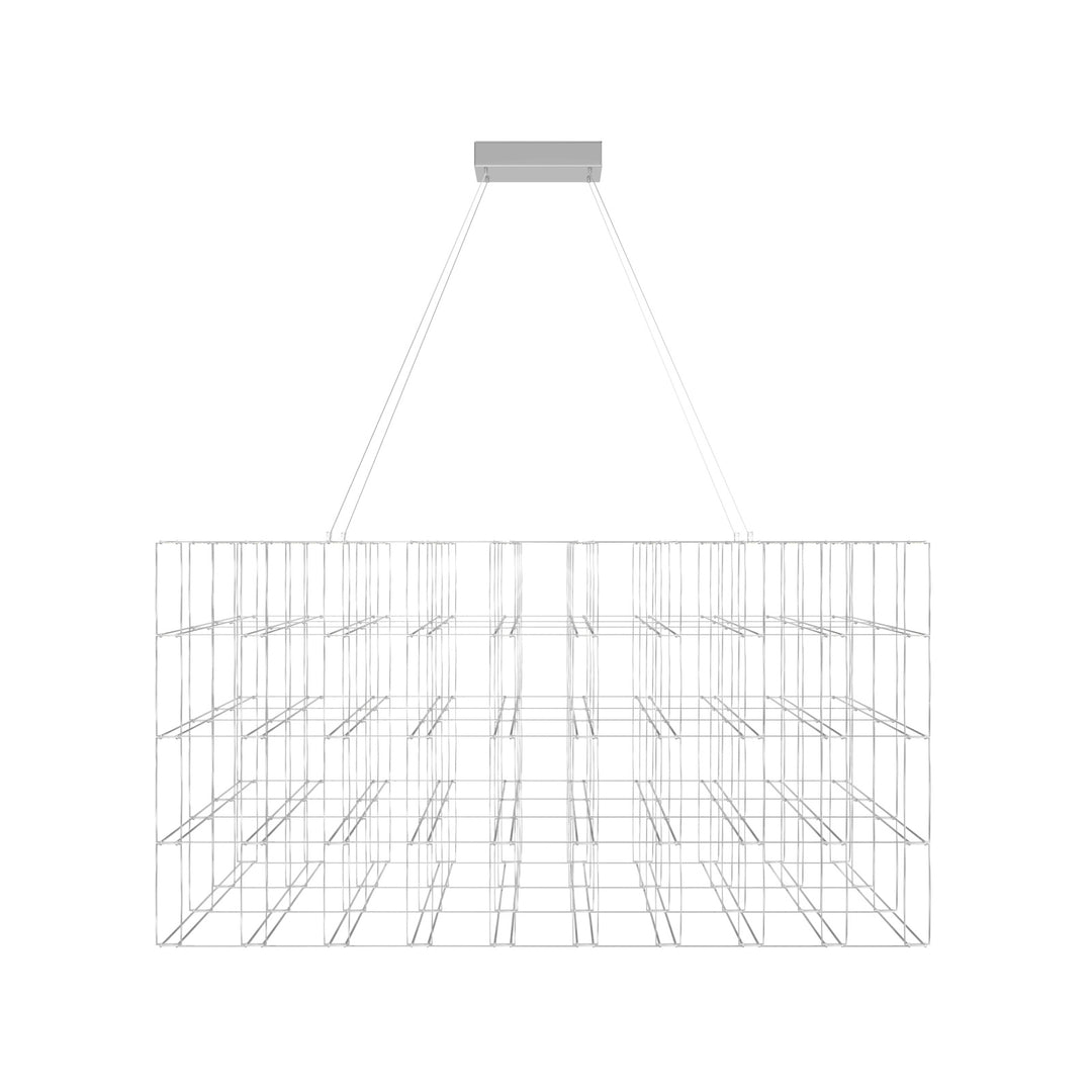 Avenue Lighting Argyle 34"W Linear LED Chandelier HF8115-CH in Chrome