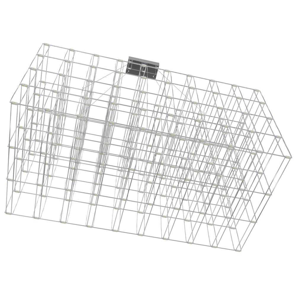 Avenue Lighting Argyle 34"W Linear LED Chandelier HF8115-CH in Chrome view 2