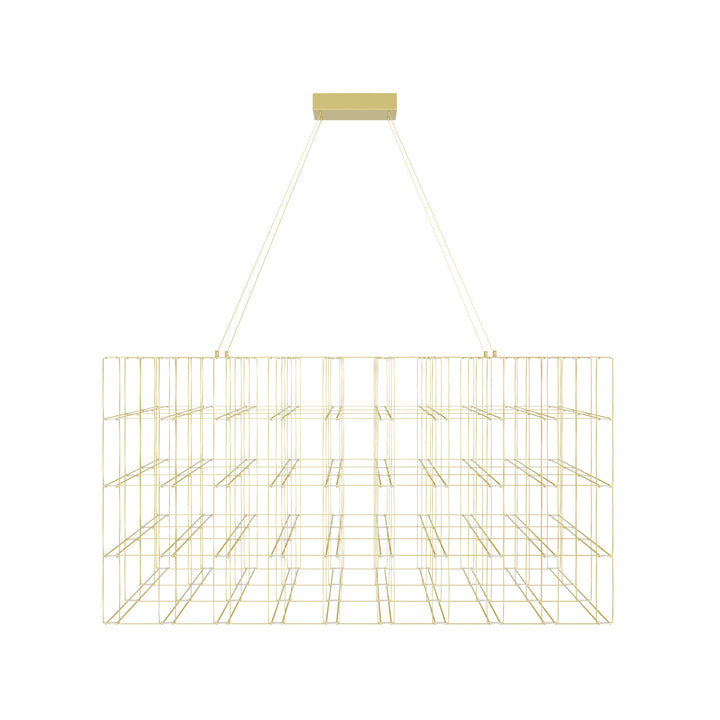Avenue Lighting Argyle 34"W Linear LED Chandelier HF8115-GLD in Gold