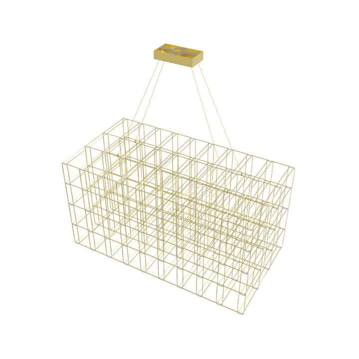 Avenue Lighting Argyle 34"W Linear LED Chandelier HF8115-GLD in Gold view 3
