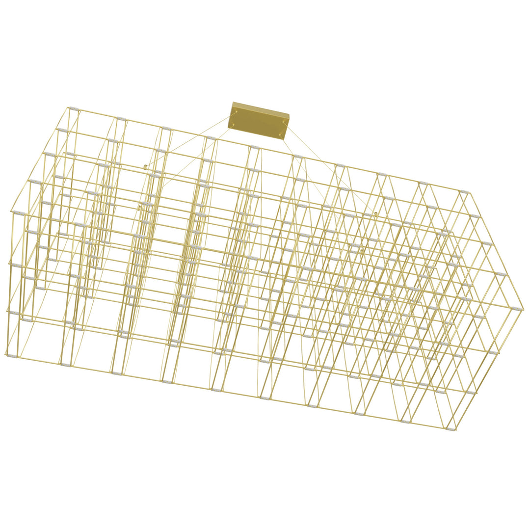 Avenue Lighting Argyle 48"W Linear LED Chandelier HF8148-GLD in Gold view 2