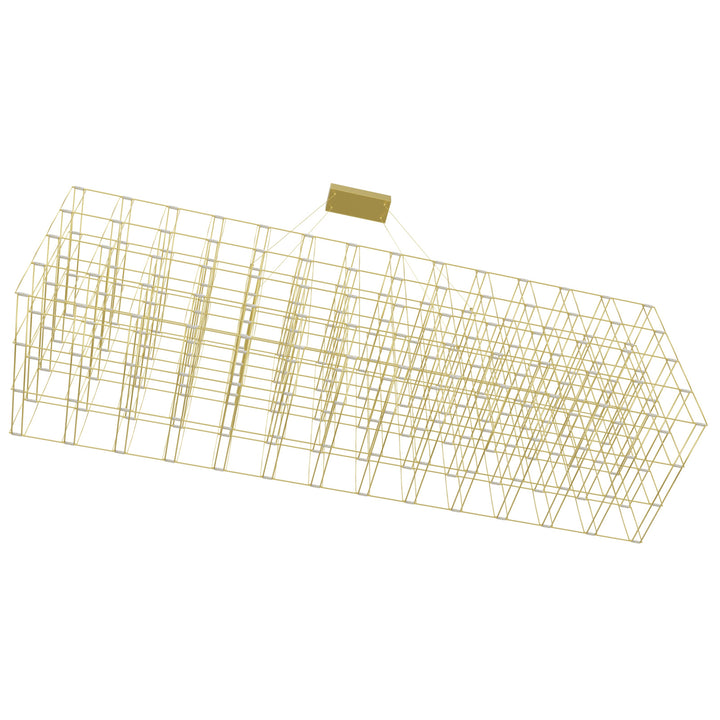 Avenue Lighting Argyle 72"W Linear LED Chandelier HF8170-GLD in Gold view 2