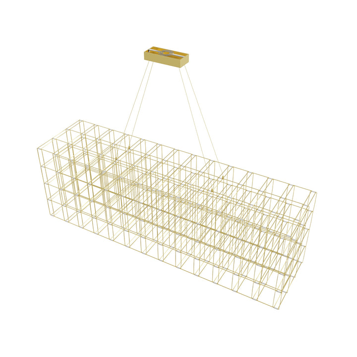 Avenue Lighting Argyle 72"W Linear LED Chandelier HF8170-GLD in Gold view 3