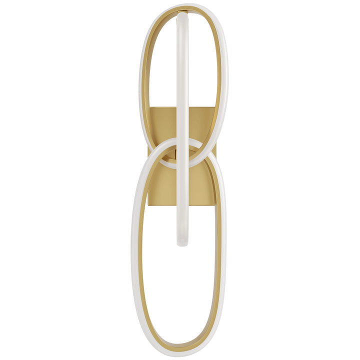 Avenue Lighting Circa 3-Ring 22"H LED Wall Sconce HF5022-GL in Gold