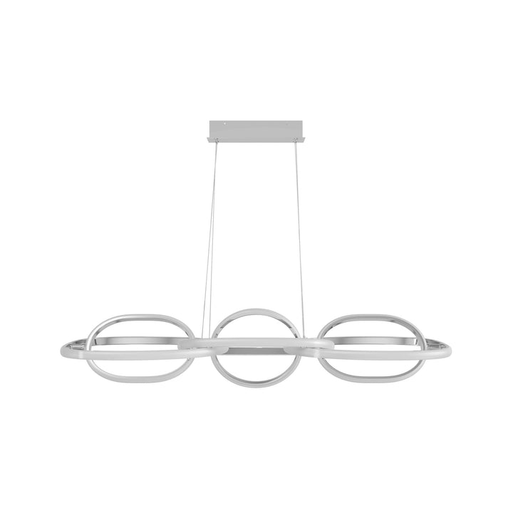 Avenue Lighting Circa 6-Ring 63"W LED Pendant HF5025-CH in Chrome