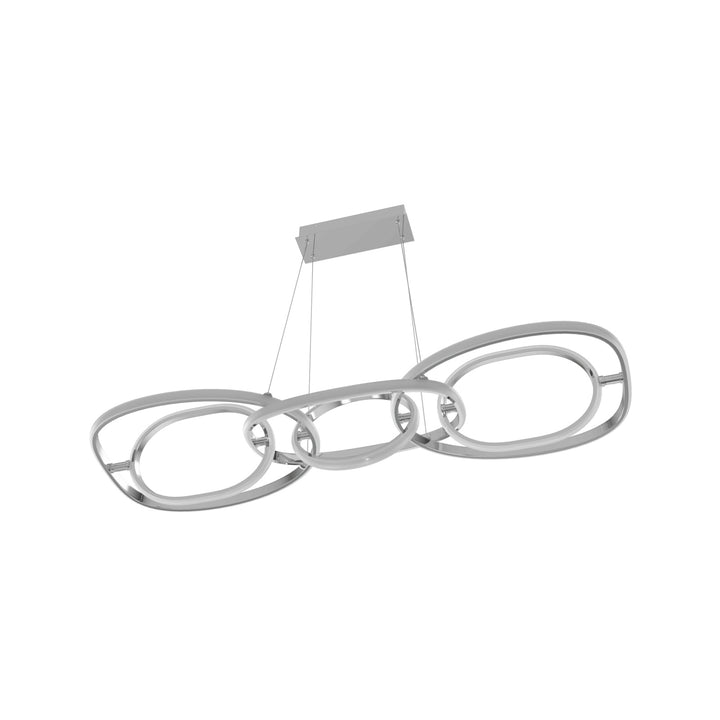 Avenue Lighting Circa 6-Ring 63"W LED Pendant HF5025-CH in Chrome view 2