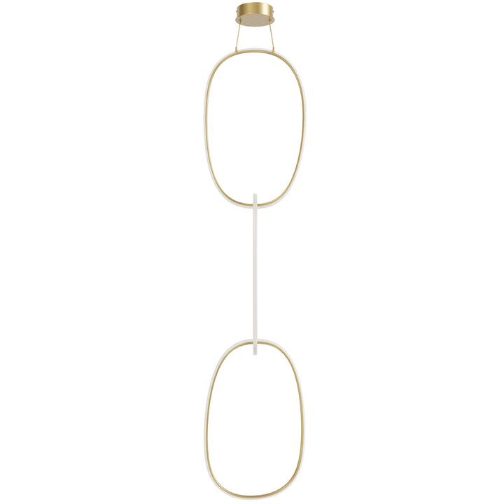 Avenue Lighting Circa 3-Ring 26"W LED Pendant HF5026-GL in Gold