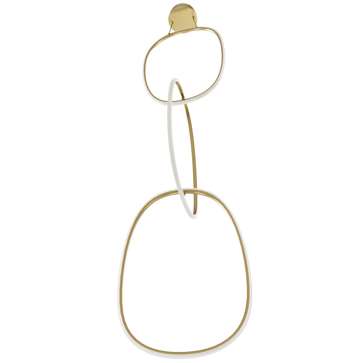 Avenue Lighting Circa 3-Ring 26"W LED Pendant HF5026-GL in Gold view 2