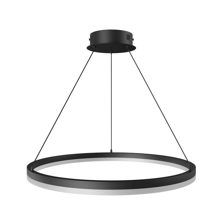 Avenue Lighting Circa 24"W LED Ring Pendant HF5027-BK in Black