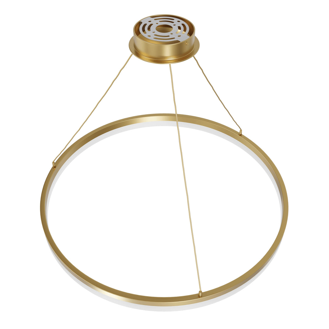 Avenue Lighting Circa 40"W Ring LED Pendant HF5029-GL in Gold view 4