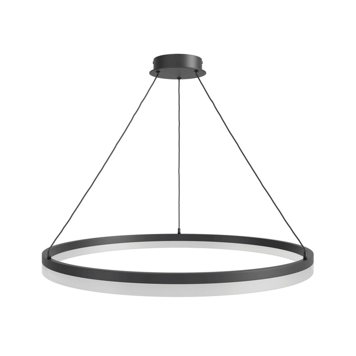 Avenue Lighting Circa 40"W Ring LED Pendant HF5029-BK in Black