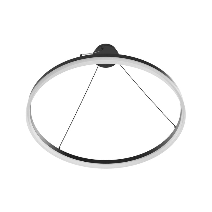 Avenue Lighting Circa 40"W Ring LED Pendant HF5029-BK in Black view 3