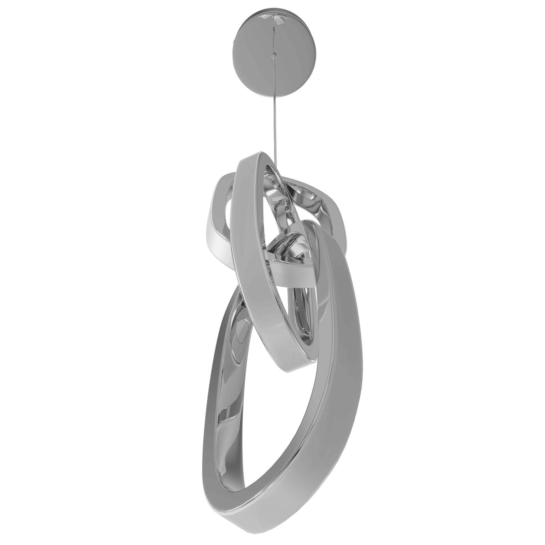 Avenue Lighting Circa 3-Ring 6"W LED Pendant HF5021-CH in Chrome view 2