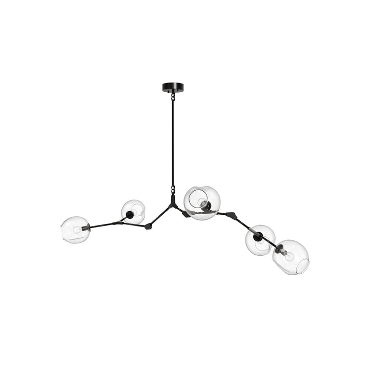 Avenue Lighting Fairfax 66"W 5-Light Chandelier HF8085-DBZ in Dark Bronze view 2