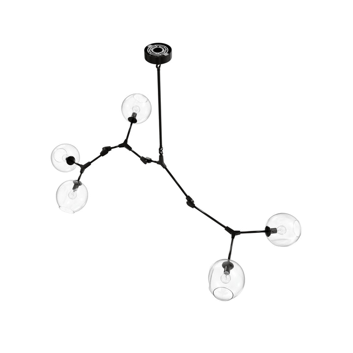 Avenue Lighting Fairfax 66"W 5-Light Chandelier HF8085-DBZ in Dark Bronze view 3