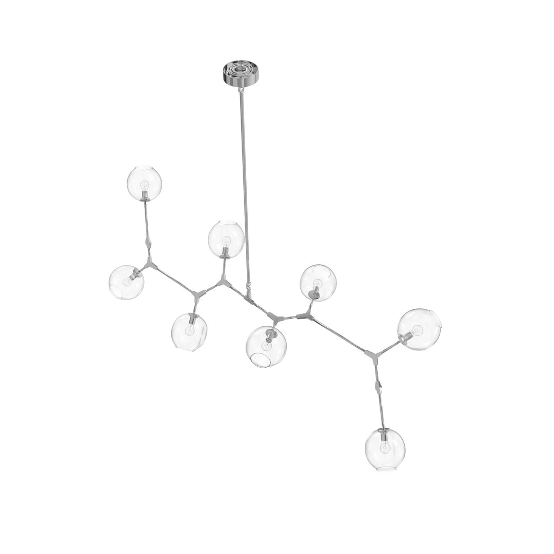 Avenue Lighting Fairfax 78"W 8-Light Chandelier HF8088-CH in Matte Chrome view 3