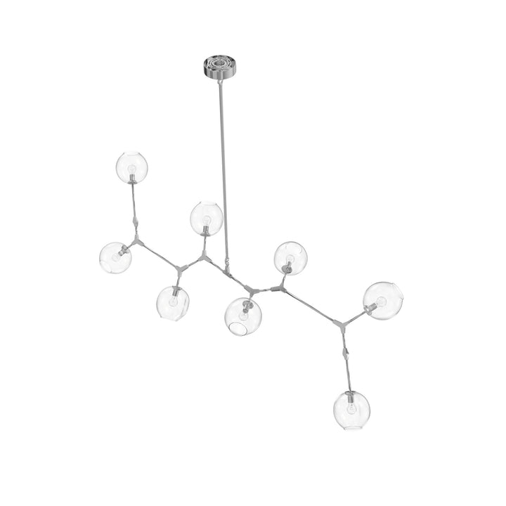 Avenue Lighting Fairfax 78"W 8-Light Chandelier HF8088-CH in Matte Chrome view 3