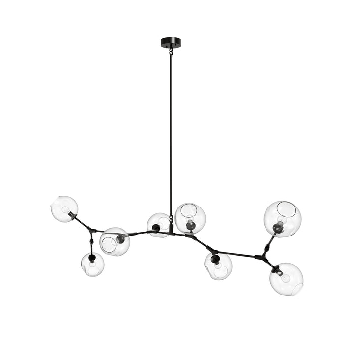 Avenue Lighting Fairfax 78"W 8-Light Chandelier HF8088-DBZ in Dark Bronze view 2