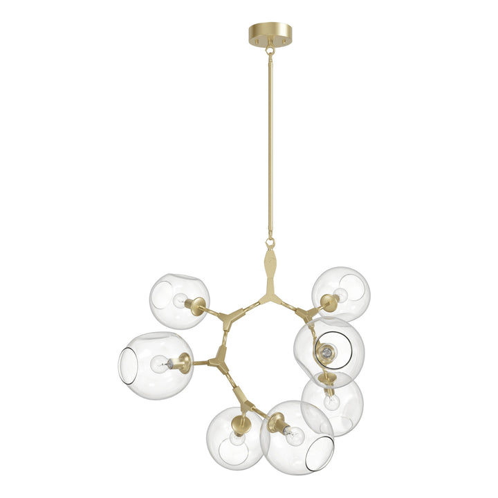 Avenue Lighting Fairfax 7-Light 30"W Chandelier HF8070-BB in Brushed Brass