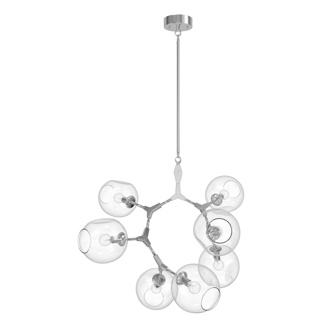 Avenue Lighting Fairfax 7-Light 30"W Chandelier HF8070-CH in Matte Chrome