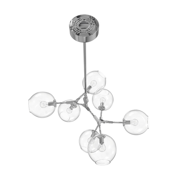 Avenue Lighting Fairfax 7-Light 30"W Chandelier HF8070-CH in Matte Chrome view 3