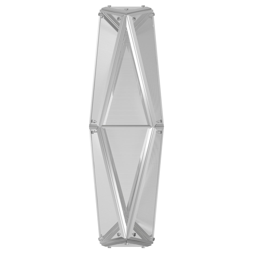 Avenue Lighting Seoul 24"H Geometric LED Wall Sconce HF7824-CH in Chrome