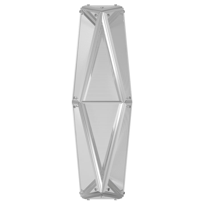Avenue Lighting Seoul 24"H Geometric LED Wall Sconce HF7824-CH in Chrome