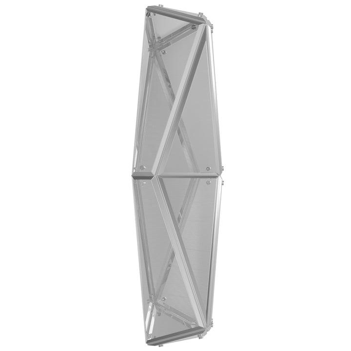 Avenue Lighting Seoul 24"H Geometric LED Wall Sconce HF7824-CH in Chrome view 2