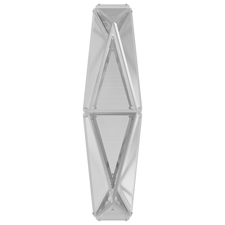 Avenue Lighting Seoul 36"H Geometric LED Wall Sconce HF7888-CH in Chrome
