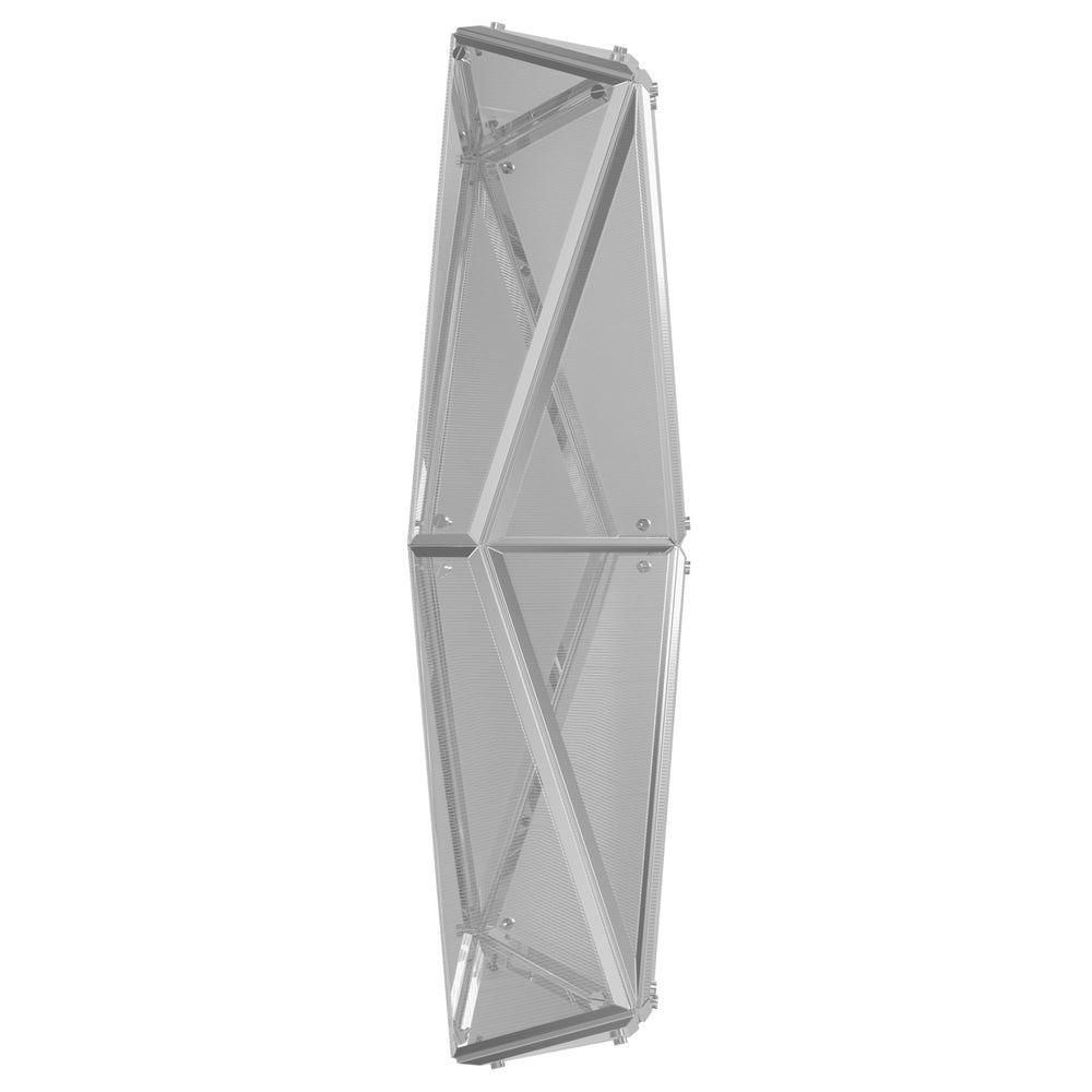 Avenue Lighting Seoul 36"H Geometric LED Wall Sconce HF7860-CH in Chrome view 2