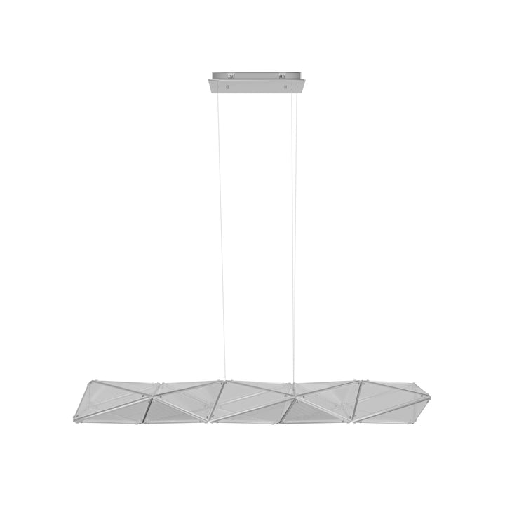 Avenue Lighting Seoul 55"W Geometric LED Pendant HF7855-CH in Chrome