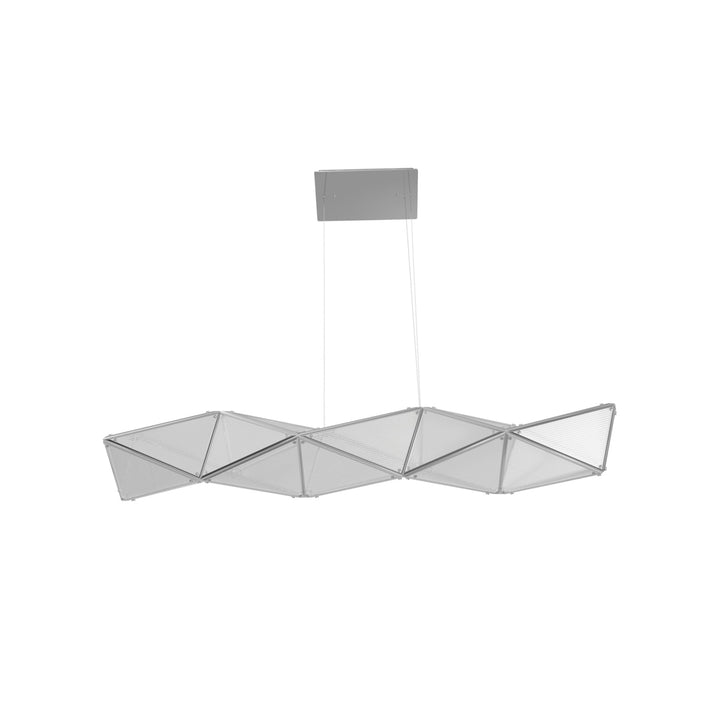 Avenue Lighting Seoul 55"W Geometric LED Pendant HF7855-CH in Chrome view 2