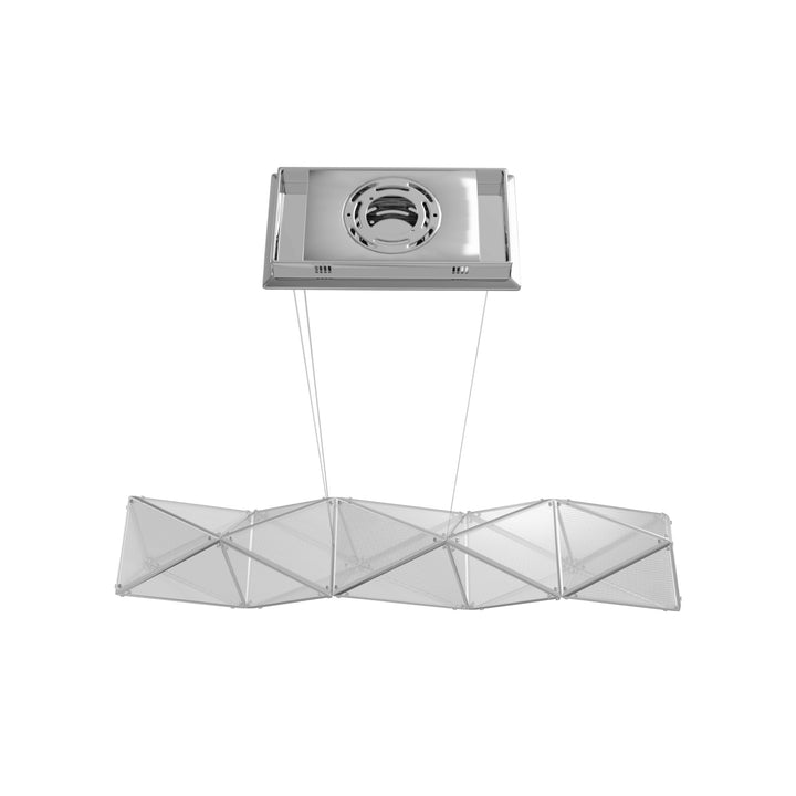 Avenue Lighting Seoul 55"W Geometric LED Pendant HF7855-CH in Chrome view 3