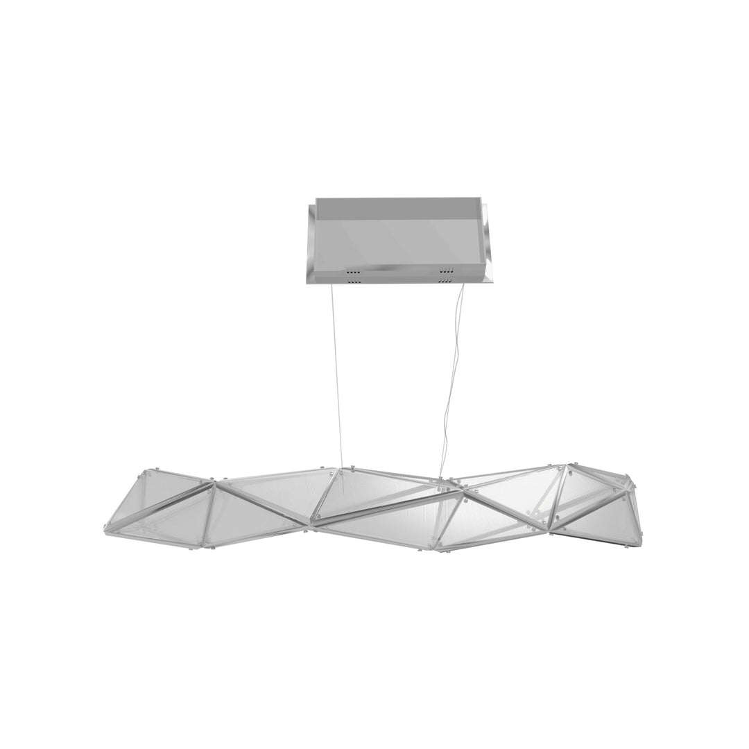 Avenue Lighting Seoul 63"W Geometric LED Pendant HF7863-CH in Chrome view 3