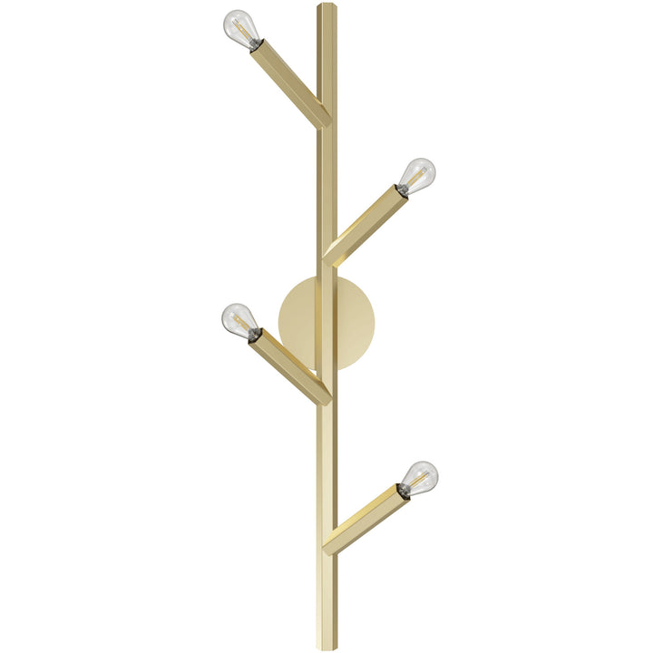 Avenue Lighting The Oaks 4-Light 36"H Branch Wall Sconce HF8884-BB in Brushed Brass